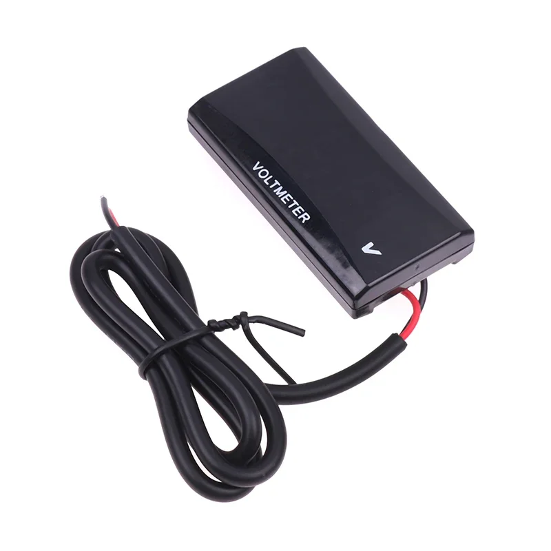 12V For Car Motorcycle Universa Mini LED Display Digital Voltmeter Panel Volt Voltage Meter Tester Reverse Connection Protection