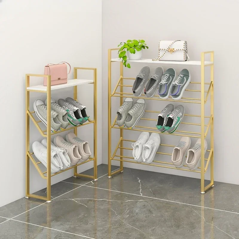 

Ultra-thin Shoe Organizer Multi-layer Dustproof Shoe Cabinets Slanted Design Storage Shelves Stable Load-bearing Home Furniture