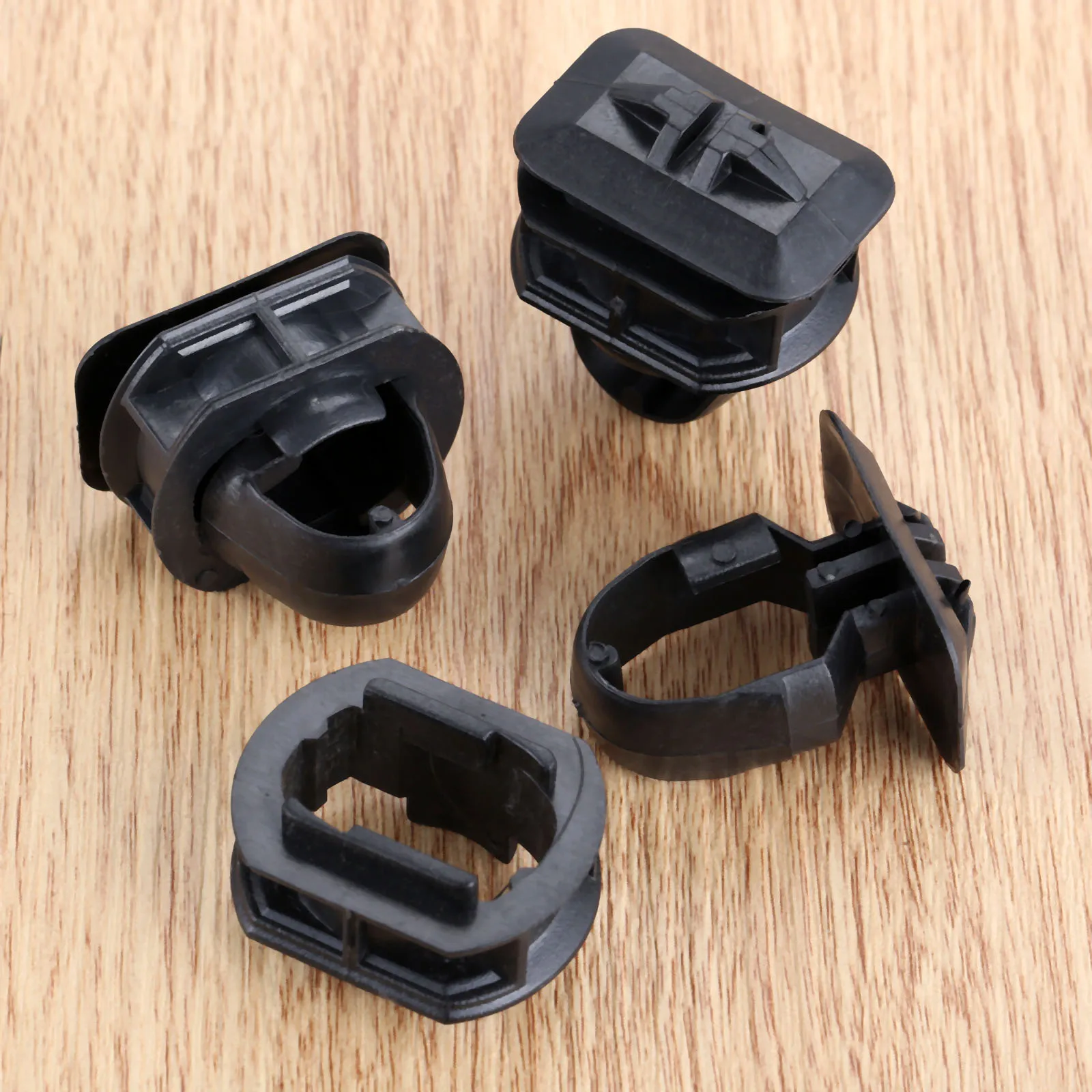 20 Sets Black Car Side Skirt Trim Retainer Clips Plastic Fastener Rivet For Mercedes Benz C/E/Clk Class Fastener & Clip