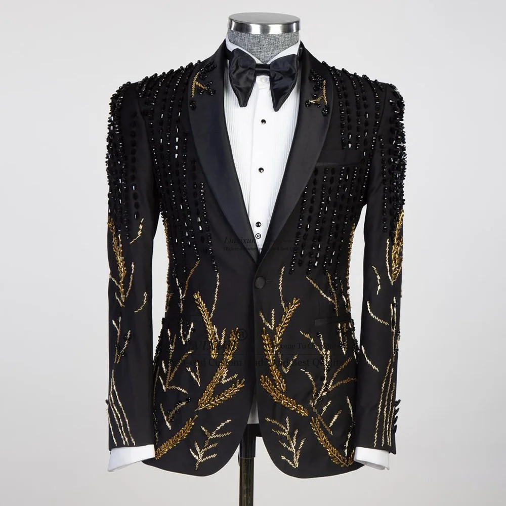 

Роскошные дизайнерские смокинги на заказ, мужские костюмы, 2 шт., свадебная одежда для жениха, бриджи, наряд, мужской костюм