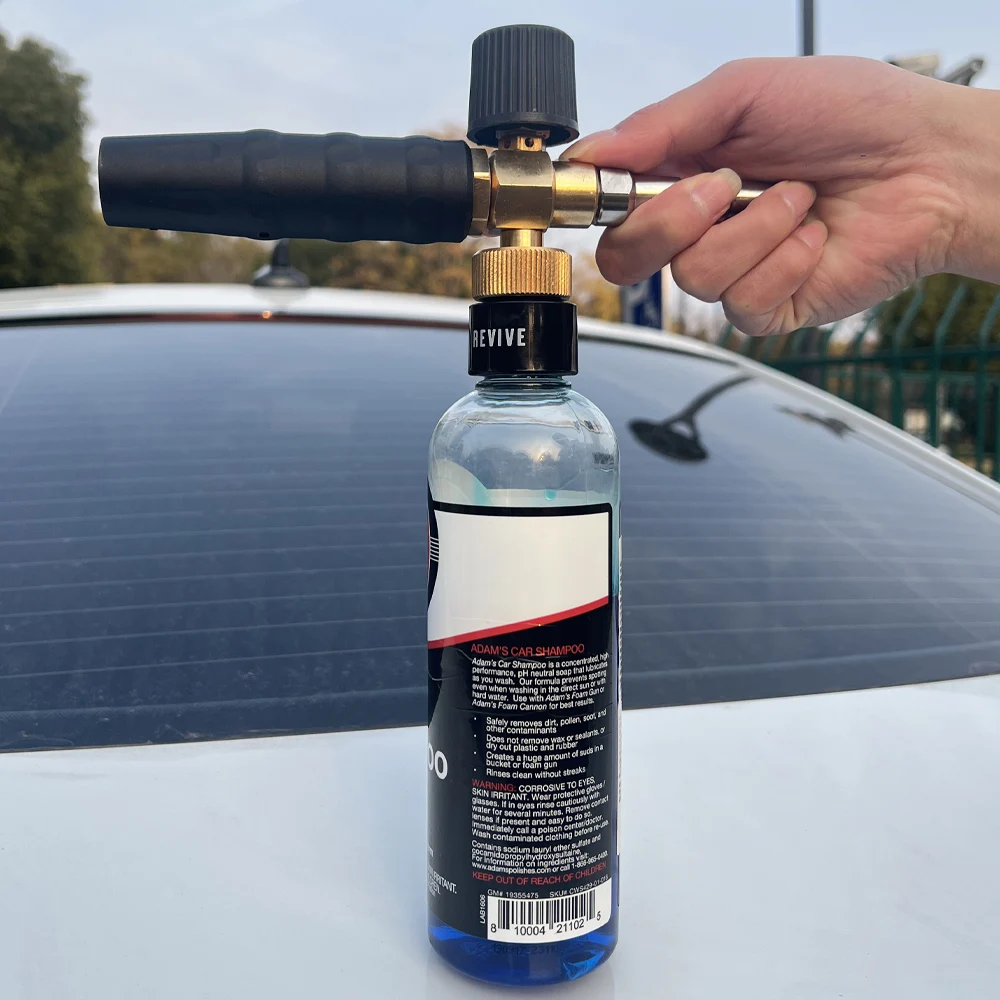 High pressure washer foam pot car wash liquid bottle direct connector multi-color outdoor car wash accessories 3