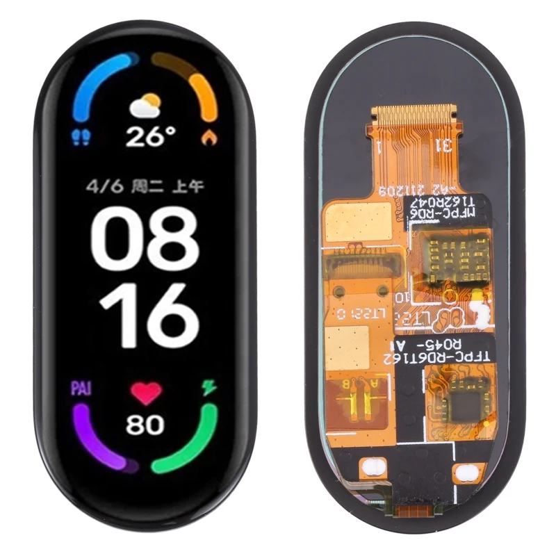 

Original LCD Screen for Xiaomi Mi Band 7 with Digitizer Full Assembly Watch Screen Repair Replacement Part