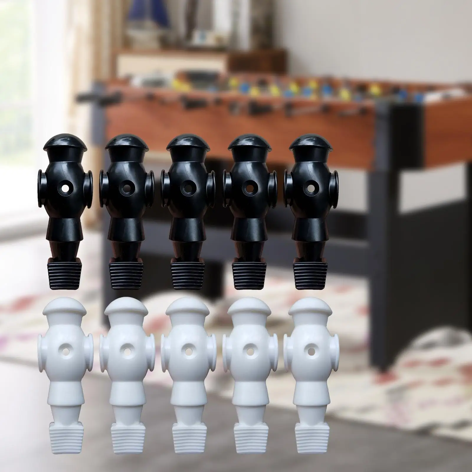 10Pcs Table Soccer Men Player Toys Foosball Table Parts Soccer Table Player