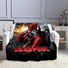MINISO Marvel Deadpool Pattern Blanket Warm Soft Fluffy Kids and Adult Sofa Bed Throw Blanket Outdoor Travel Camping Sheet Gift 5