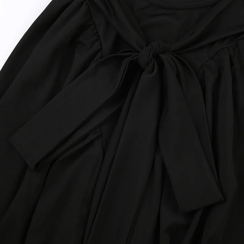 Vestido Bandage sin espalda para mujer, con lazo, pliegues, elegante, de cintura alta, para chicas atractivas, vestido sexy de calle con cordones 2025.