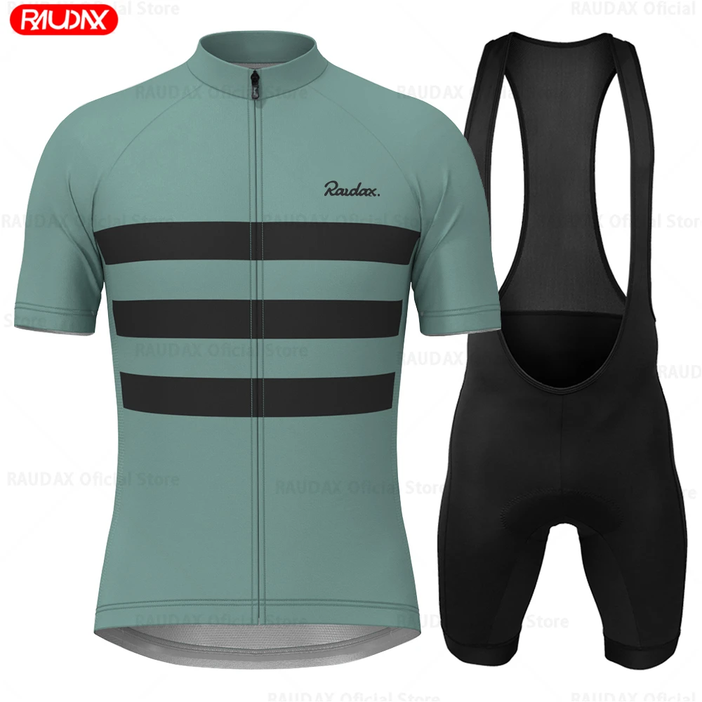 2025 Raudax Ciclismo Yonth Summer Short Sleeve Cycling Jersey Breathable Maillot Ciclismo Hombre Cycling clothing Set 4