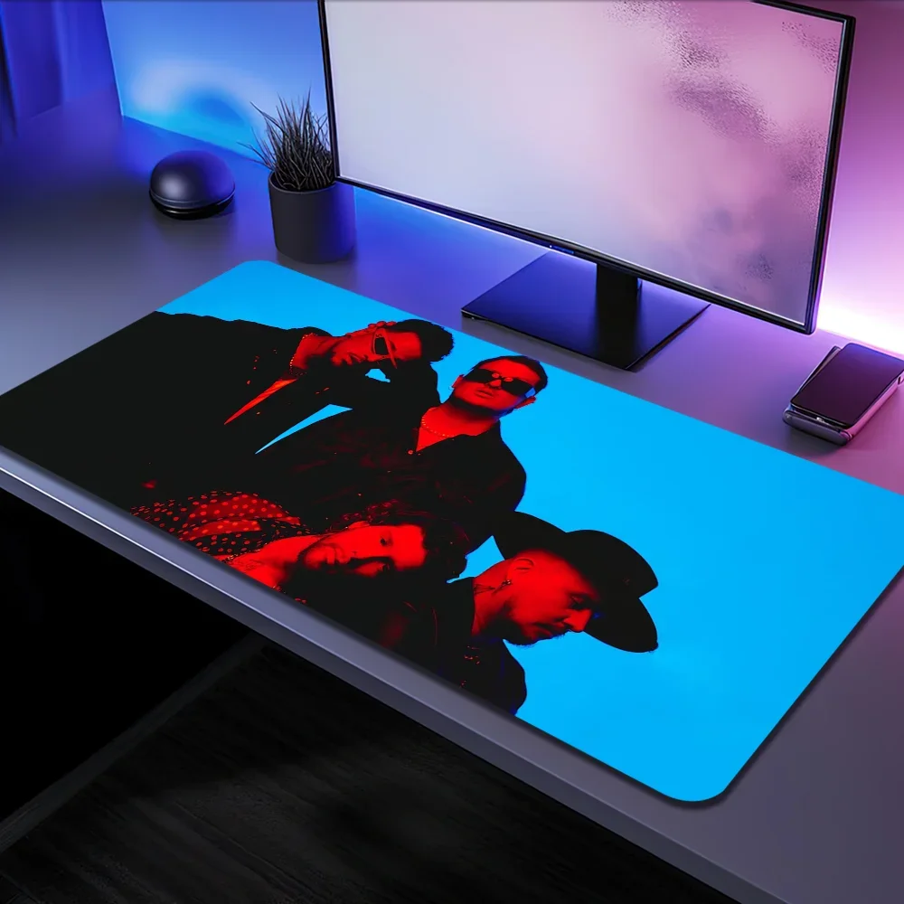 Band P-Piso 21 LOS MUCHACHOS S Mousepad Keyboard Mats Office Large Mouse Mat Computer Game Big Anti-slip Rubber PC Mice Mat 6
