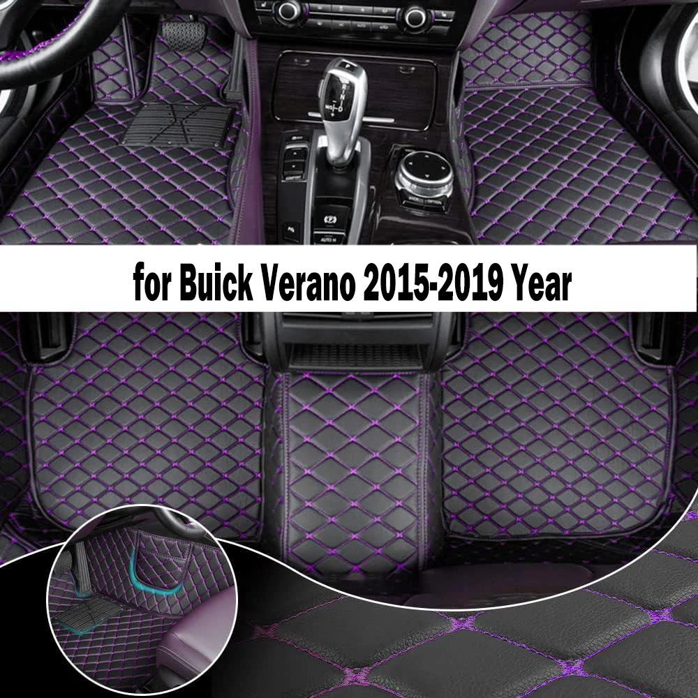 

Custom Car Floor Mat For Buick Verano 2015-2019 Year Upgraded Version Foot Coche Accessories Carpets