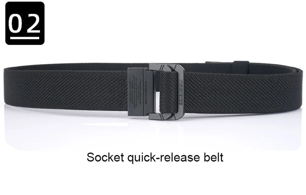 Leinwand Gürtel Für Männer Einfache Legierung Taste Nylon Herren Taktische Gürtel Outdoor Jagd Multifunktionale Casual Militär Gürtel 3,8 cm Breite – Detail 8