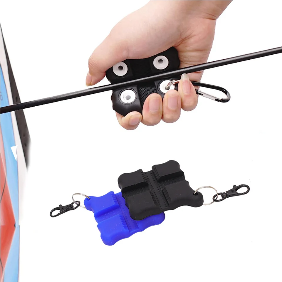 Riisoyu 2 Estrattori Per Frecce In Silicone | Portachiavi Incluso | Gomma Antiscivolo | Per Tiro Con L'Arco