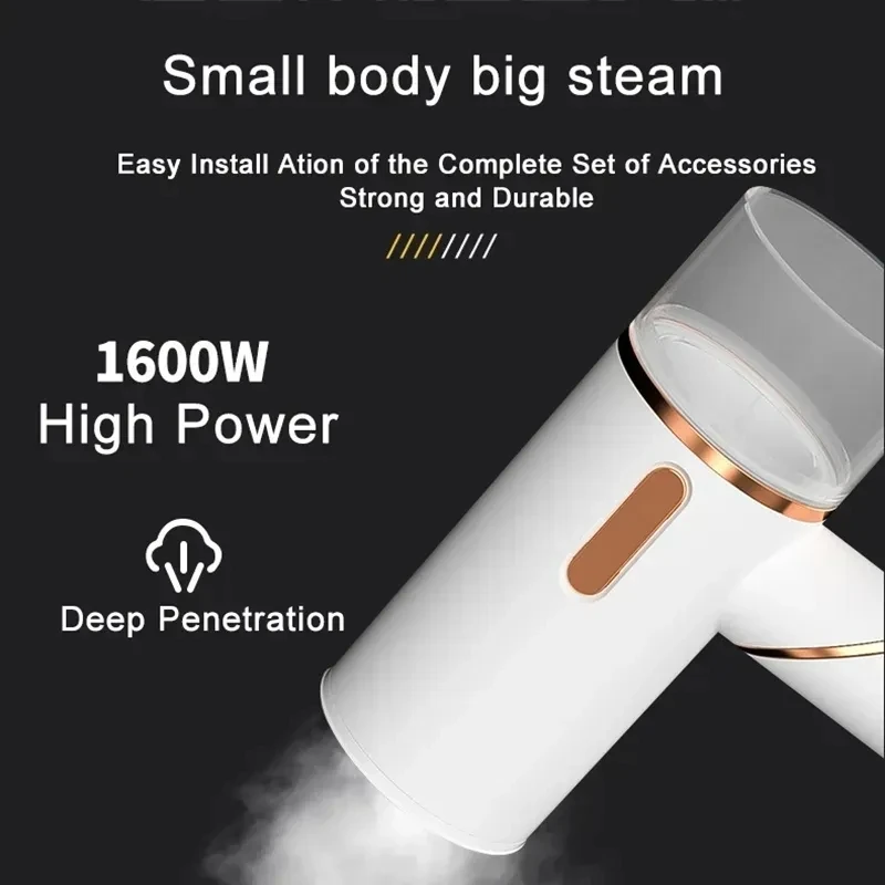 

NEW Handheld Garment Steamer 1600w Household Fabric Electric Steam Iron 250ml Portable Traveling Steam Ironing Machine for Clo