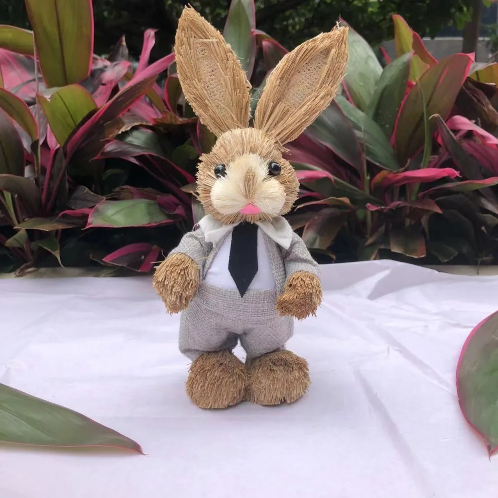 かわいいわらウサギイースターデコ手作 hqdefault.jpg