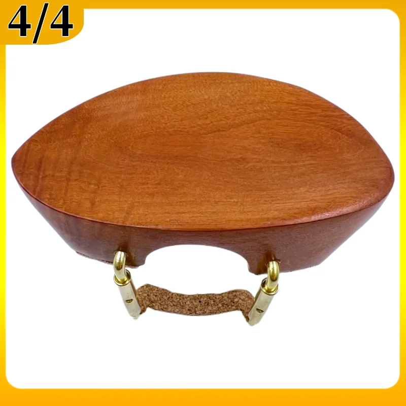 Adjustable Violin Chinrest with Silver/Gold Bracket and Quality Wood Finish