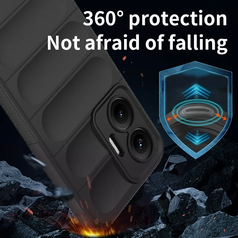 Enhanced Shockproof TPU Case Cover - Colorful Soft Back Bumper