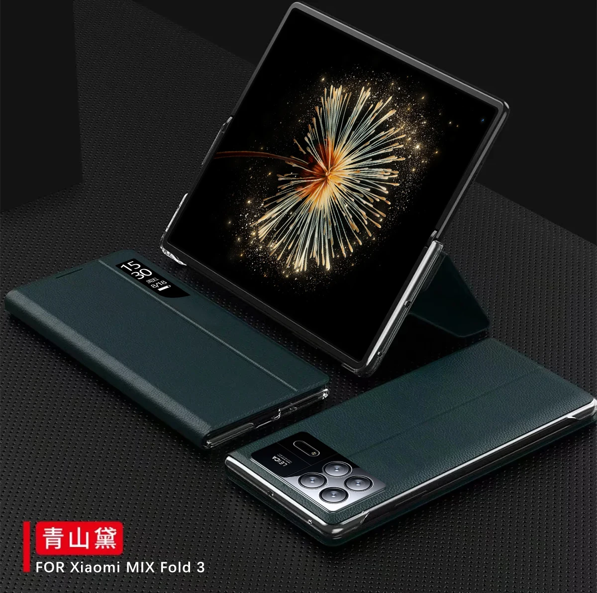 FMPCUON Cover per Xiaomi Mix 3,Flip Custodia Pelle per Xiaomi Mix 3,Folio Wallet/Portafoglio Protezione Case Caso Bumper + Vetro temperato * 2,Blu