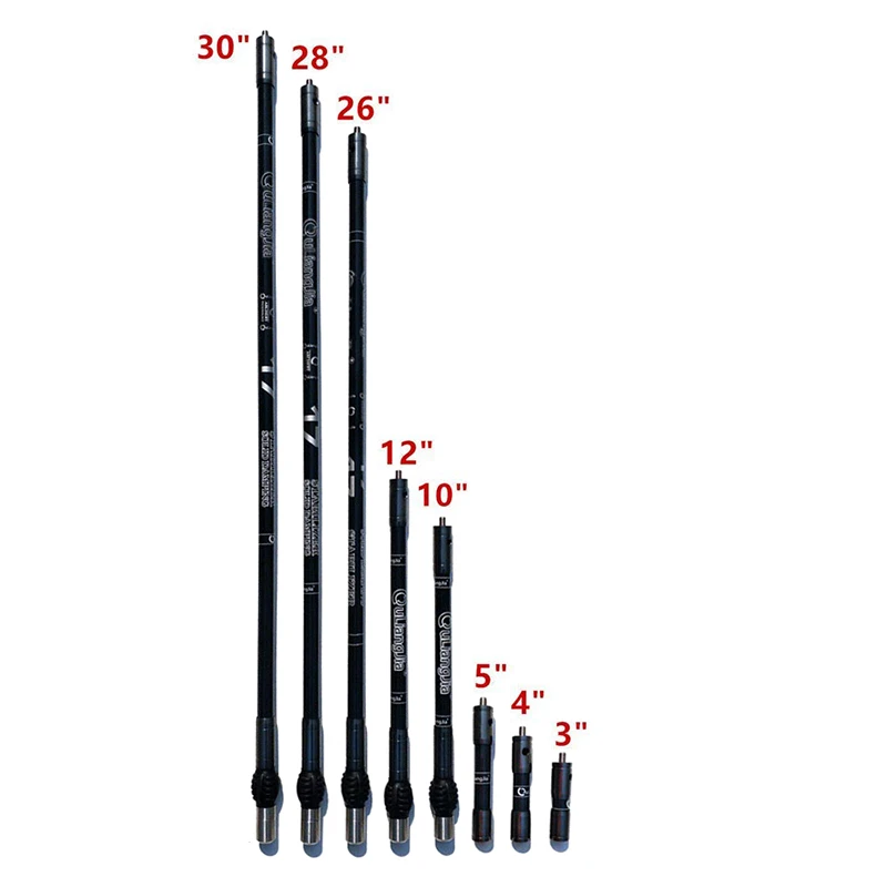 Kit Stabilisateur Carbone 3K Surwolf Pour Arc à Poulies Et Arc Droit - 4 Tiges