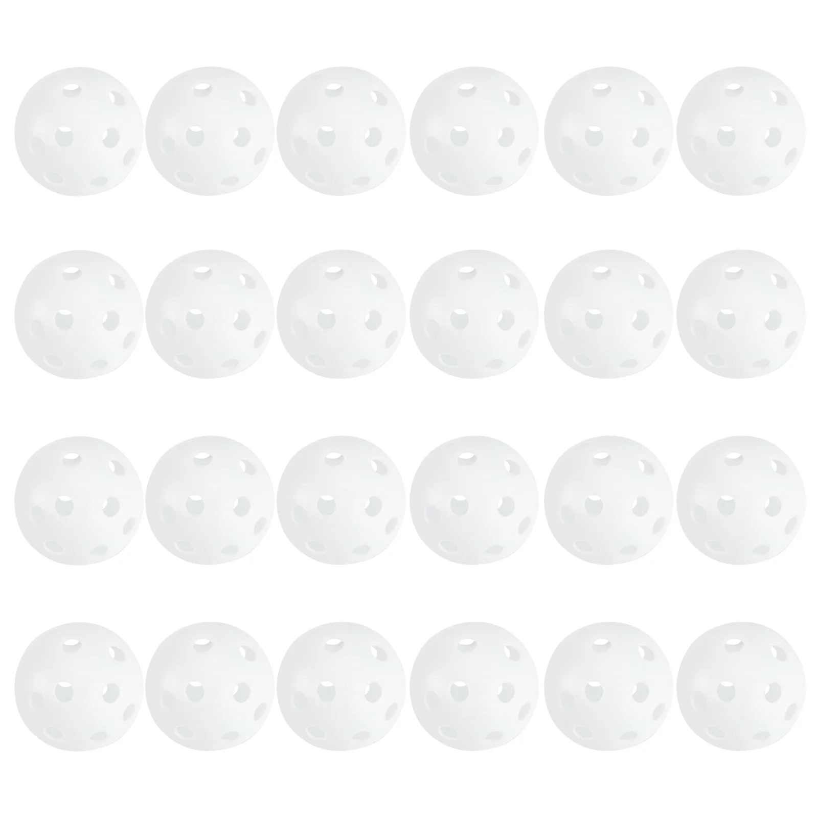 

Perforated Plastic Hollow Florball Balls (White)