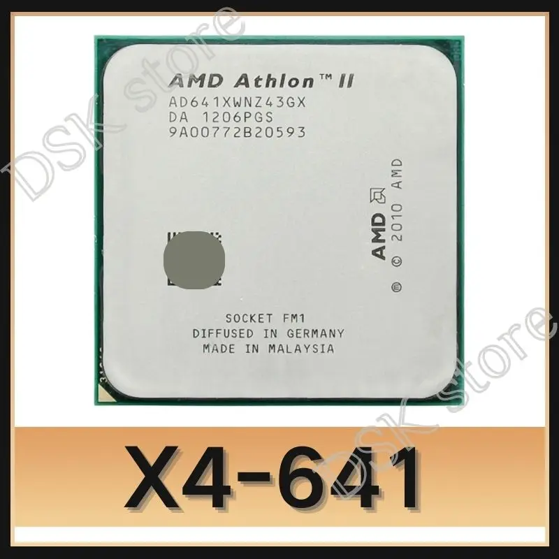 Procesador de CPU AMD Athlon II X4 641 2,8 GHz Quad-core, AD641XWNZ43GX ...