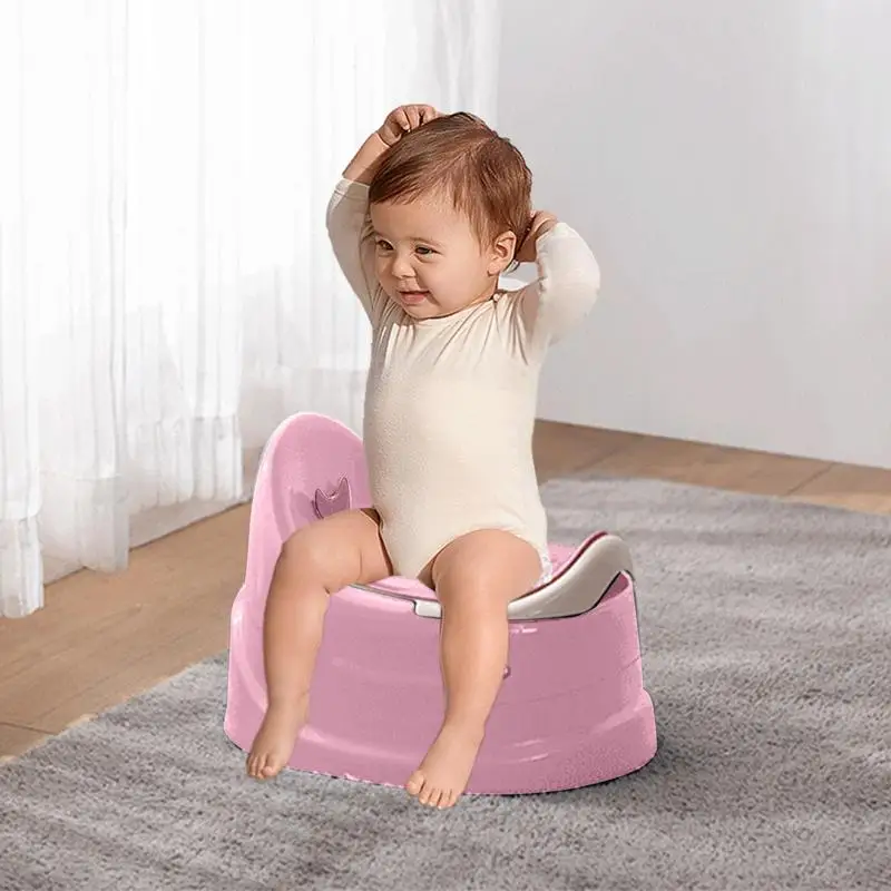 Portable Kids Potty Toddler Baby Potty Training Toilet Non Slip Potty For Toddler Children Kids Girls Boys Baby Stable Safe Oval 5