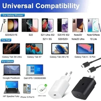 SAMSUNG 25W Charger 45W Adapter PD Type C Super Fast Charging Samsung Galaxy S25 S24 S23 S22 Ultra S21 A54 A34 Power Chargeur EU - Image 3