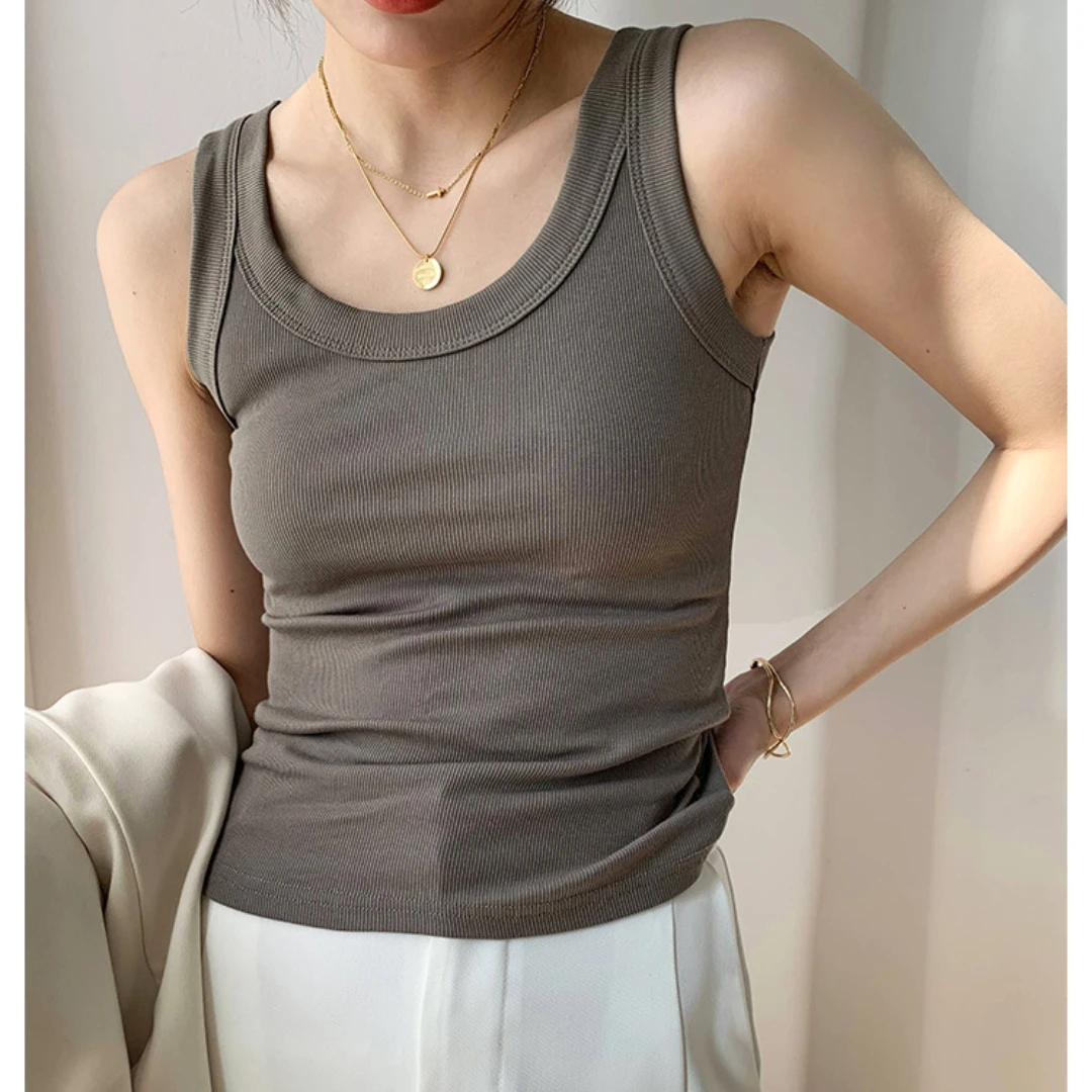 Tank Top for Women, Cropped Tank Tops for Women, Womens Tank Top, Women  Tank Tops Summer, Sleeveless Tank Tops for Women, Camisole for Women,  Ribbed