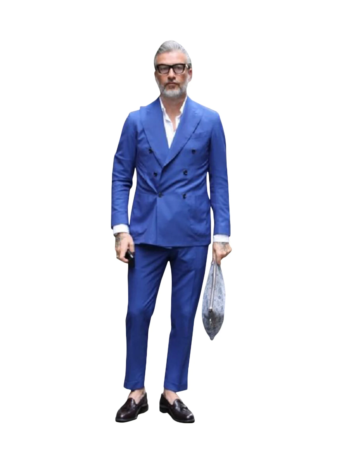 

Men's Suit Double Breasted Jacket Pants Set