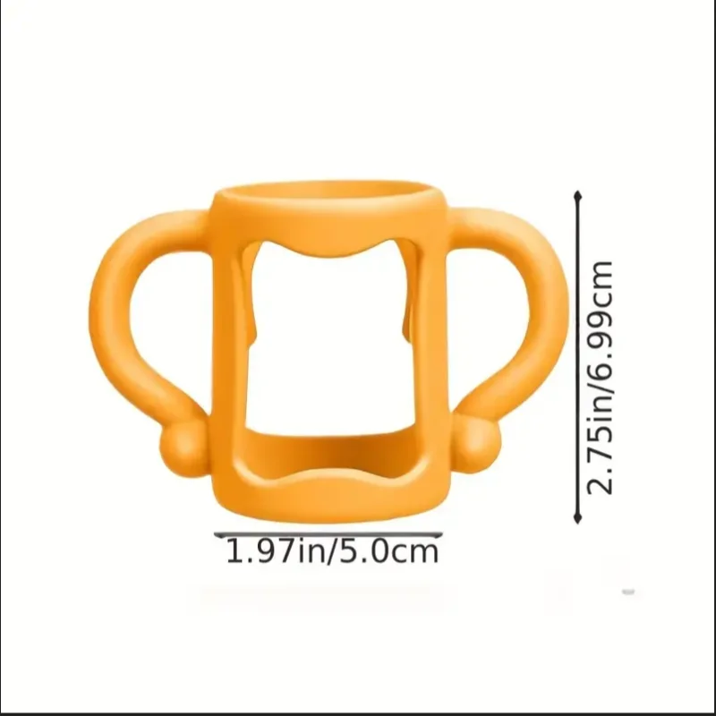 Baby Feeding Accessories Suitable for Various Types of Baby One Mouthed Pacifiers Bottle Handles Silicone Bottle Straws Accessory Handles