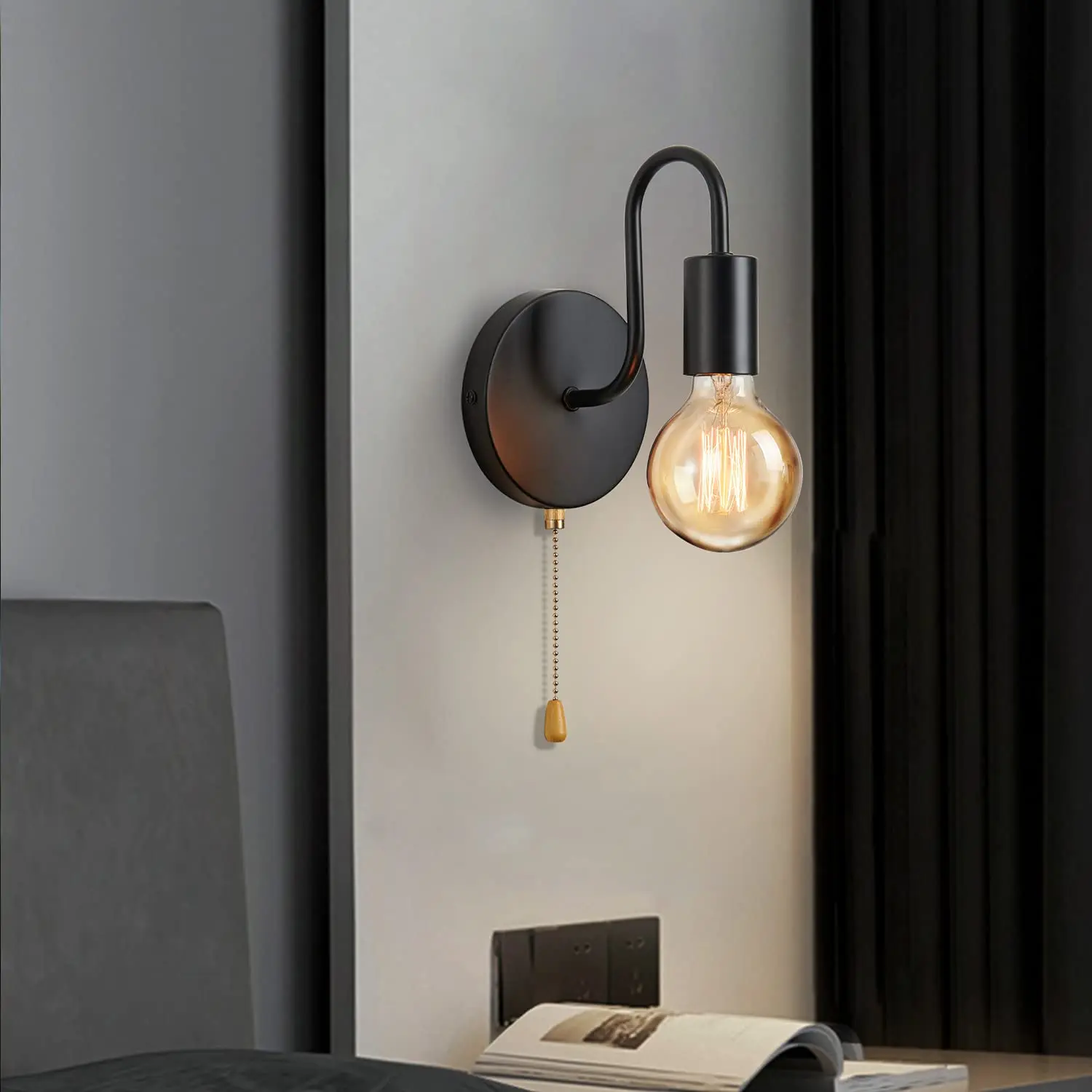 Nordic Industrial Wall Sconce 6