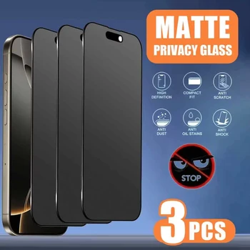 Pellicola Protettiva Opaca per la Privacy per iPhone 17 Pro Max Air 16 14 15 13 11 12 18 Pro Max 7 8 Plus XR XS X SE 2 3 in Ceramica Morbida