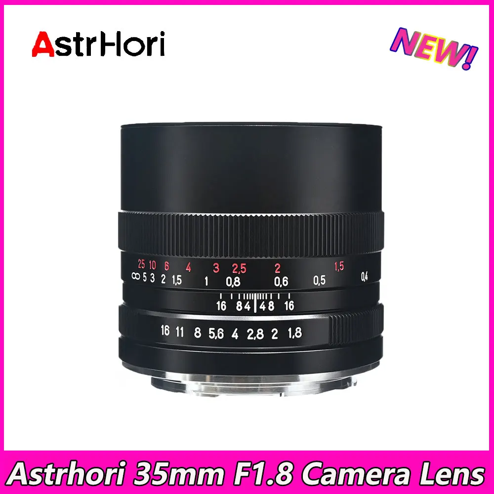 Obiettivo Astrhori 35Mm F1.8 Obiettivo Per Fotocamera Con Messa A Fuoco Manuale Ad Ampia Apertura Per Fotocamera Sony E Nikon Z Leica/Sigma L Mount