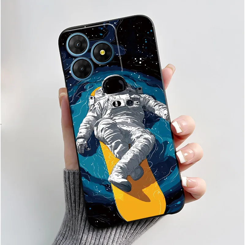 Luxury Cute Cool Soft TPU Silicone Back Cover for Blackview Oscal Flat Series Phone Cases