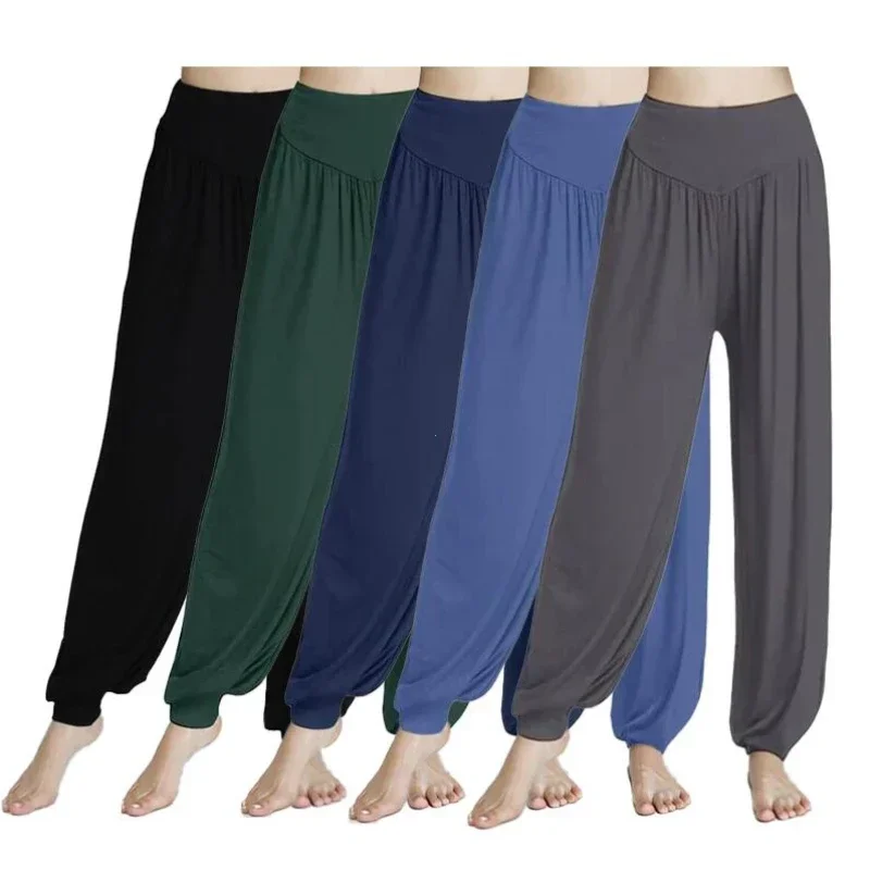 1PCS Women Elastic Loose Casual Cotton Soft Yoga Sports Dance Pants Leggings Sport Women Fitness Leggings
