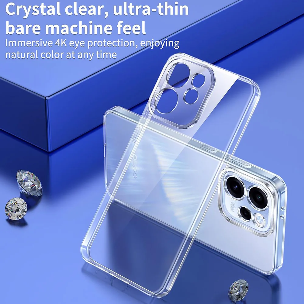 Ultra Thin Silicone Soft Clear Transparent Case Cover Shell