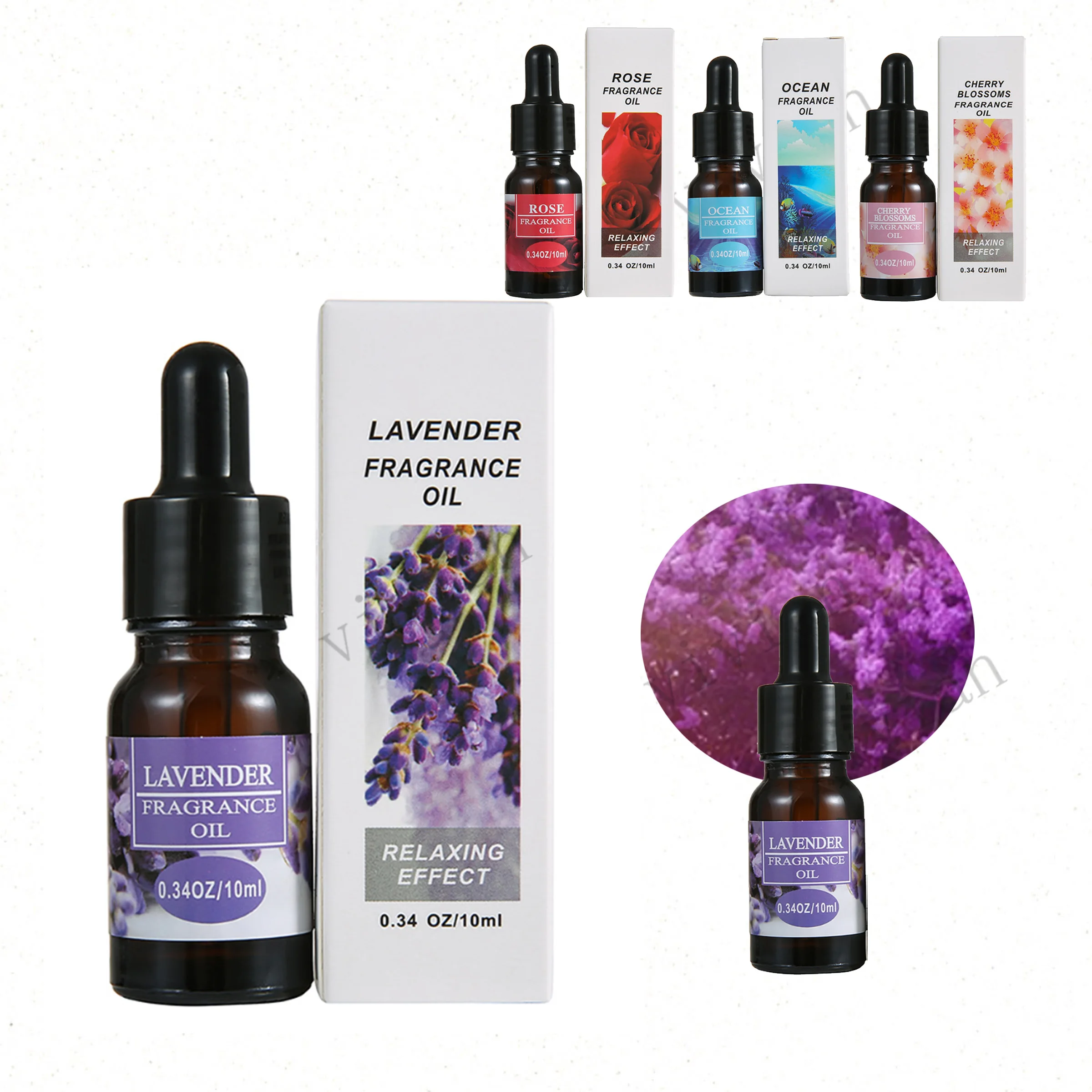 10ml Car Perfume Refill Liquid Flavor Essential Oil with Dropper