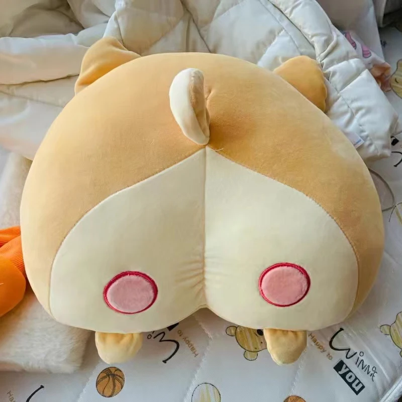 

Free Shipping 40CM Corgi Dog Plush Toy Cute Cartoon Kawhi Filled Soft Doll Pad Boys Girls Anti Stress Mat Pillow Toy for Kids