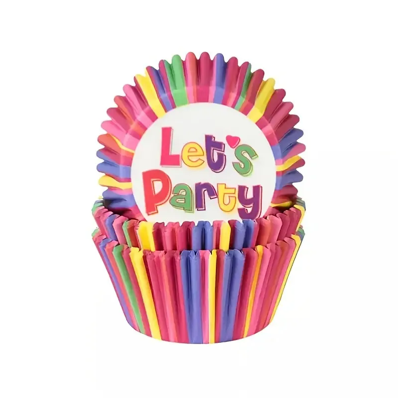 Cake Muffin Cupcake Paper Cups Cake Box Cupcake Liner Kitchen Baking Accessories Mold Decorating Tools 100Pcs/pack