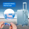 4-40pcs Luggage Wheel Covers Silicone Suitcase Wheel Covers Luggage Wheel Protector Heavy Duty Noise-Proof Accessories 4