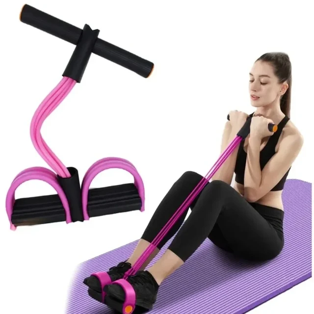 Resistance Bands Elastic Tension Rope 4Tube Puller Pedal Fitness Sit Up Pull  Latex Resistance Bands Sport Training Equipment - AliExpress