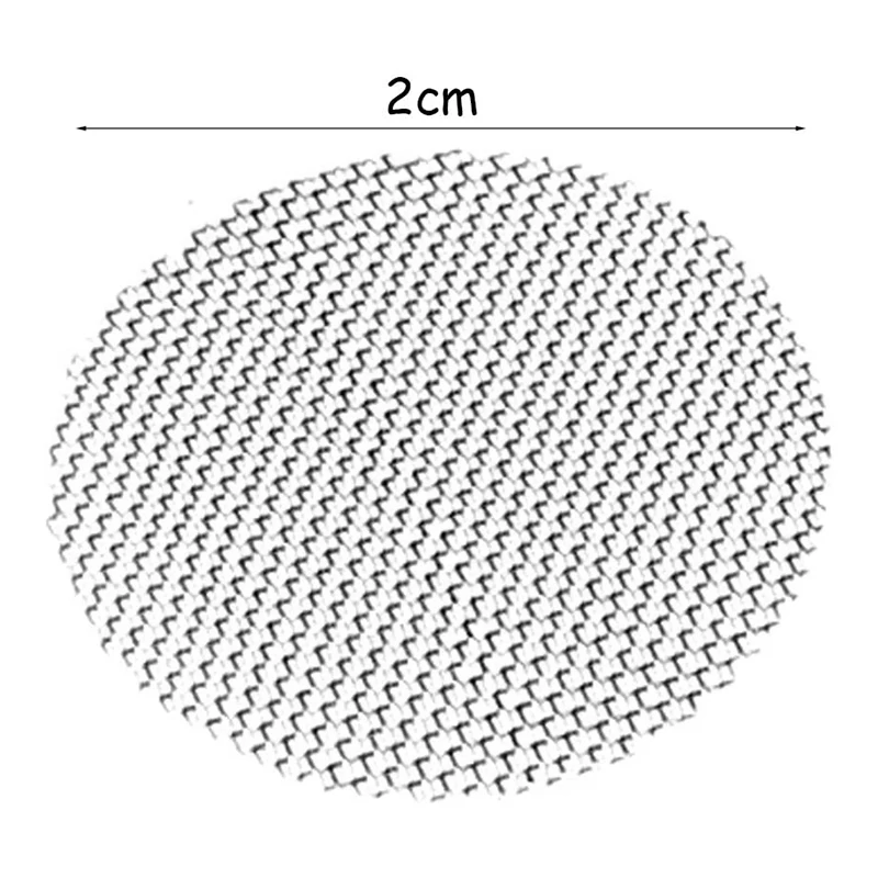 Hookah Accessories 50pcs Stainless Steel Hookah Filter Metal Wire Tobacco Pipe Screens Thick Multifunctional Smoking Accessories hookah accessories,smoking pipe filters