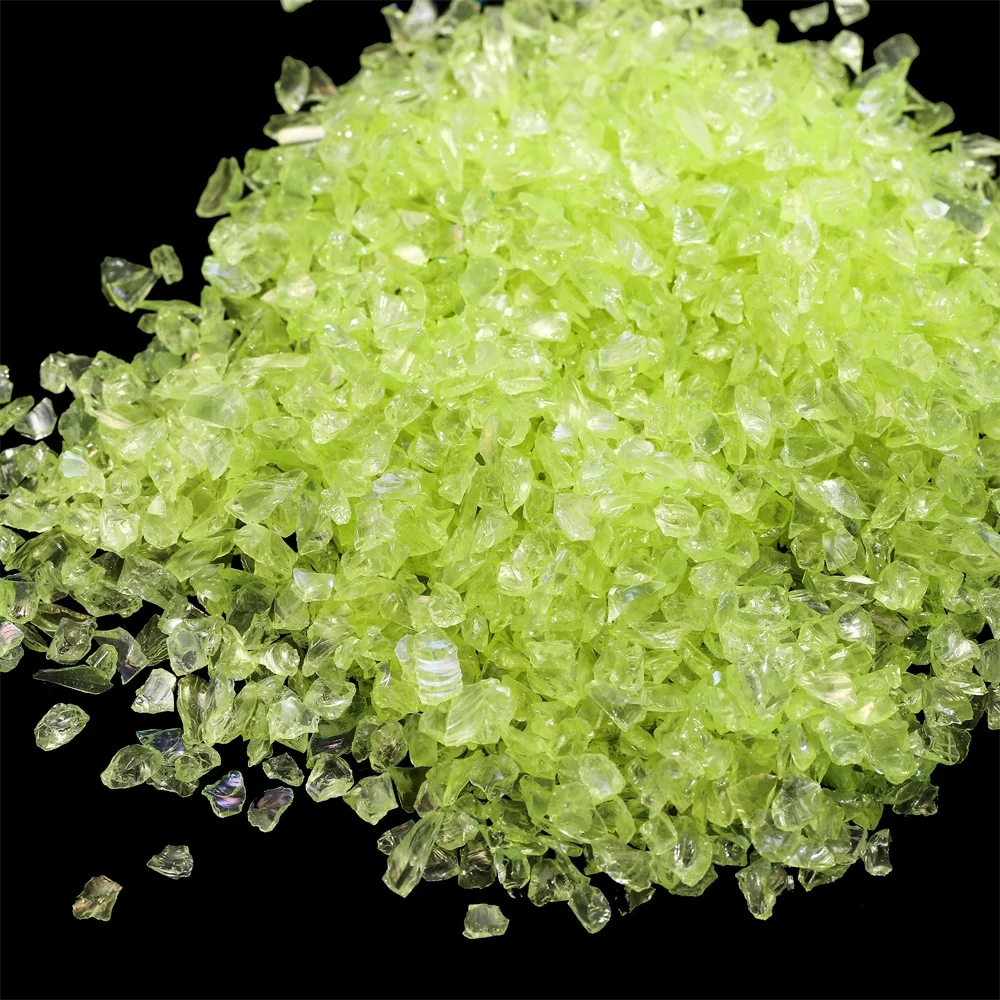 thumbnail image 1 of Relleno de resina de piedras de vidrio triturado de 20 a 50 g para moldes de silicona de resina epoxi para manualidades, relleno de piedras rotas irregulares para decoración de uñas, 1 of 5