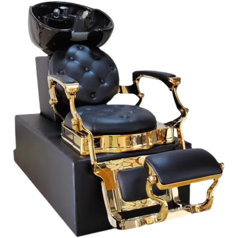 

Shampoo bed, barber shop, dedicated hair salon, hair salon, semi reclined flushing bed