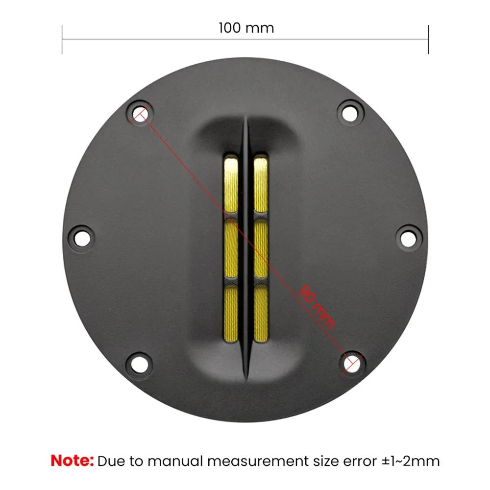 2Pcs Planar AMT Tweeter HiFi Ribbon Tweeter Super Loudspeaker AVT Driver Neodymium for Home Movie Theater 8ohm 3