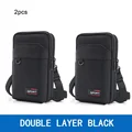 Double zipper Black