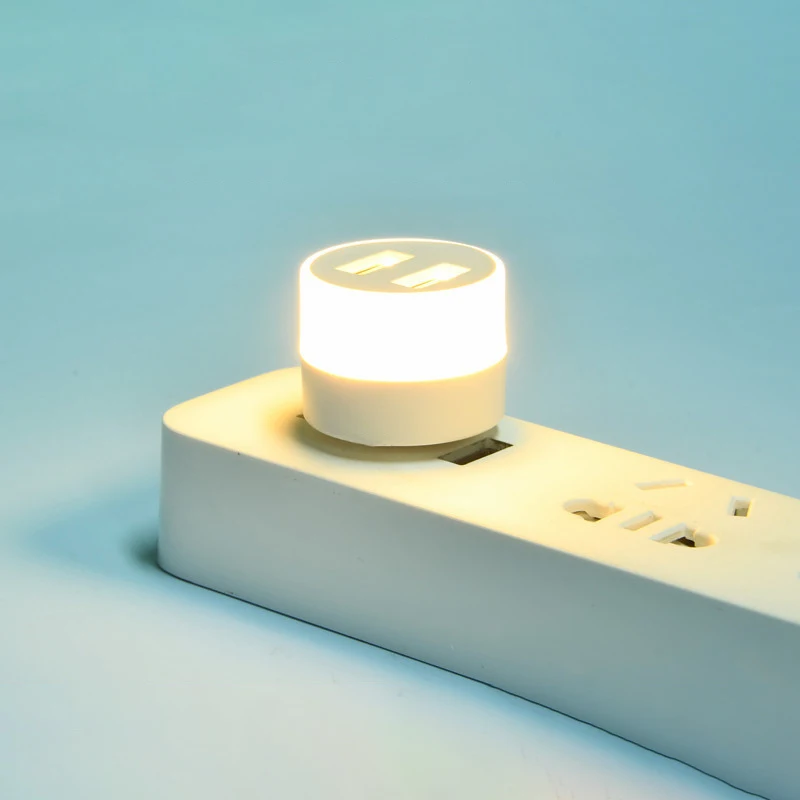 

USB фонарь для внешнего аккумулятора, портативный USB фонарь для ночного освещения, белый/теплый цвет, совместим с ноутбуком, ноутбуком, чтением