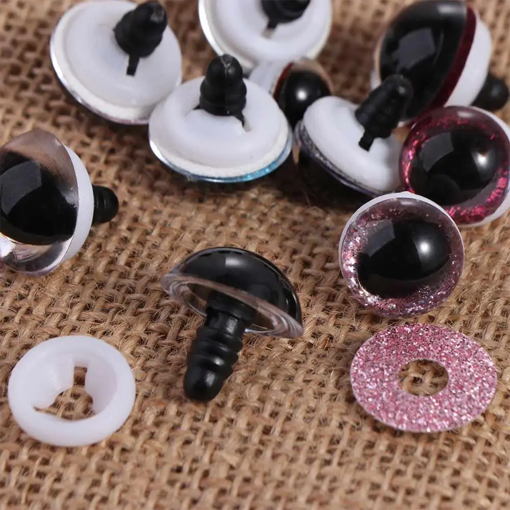 Stuffed Animal Eyes Safety Eyes for Amigurumi 12mm Amigurumi Safety Eyes for Crochet Shiny 3D Amigurumi Eyes Cat Doll