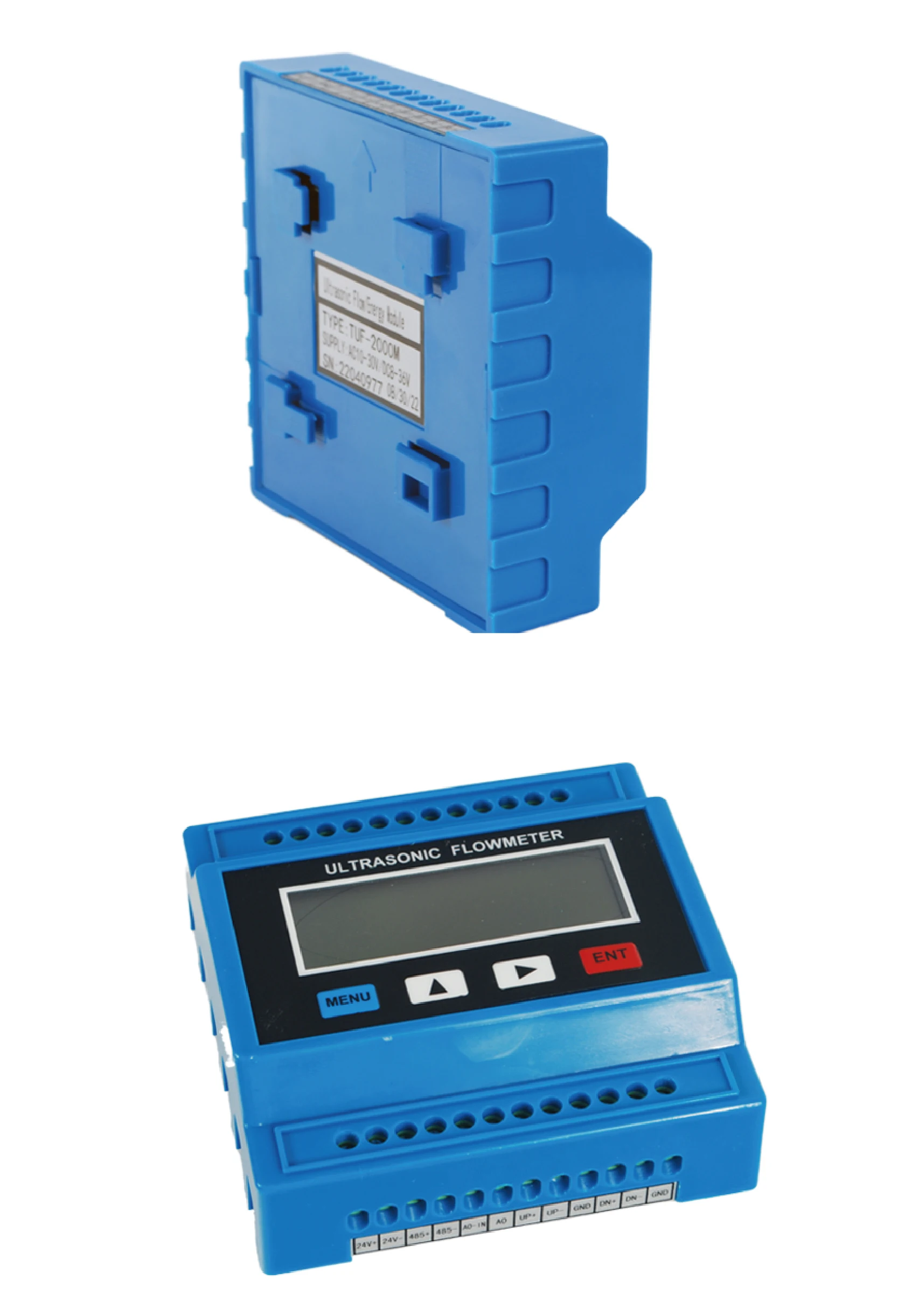 Clamp-on Ultrasonic Flow Meter TUF-2000M Non-invasive Digital Water Flow Meter f