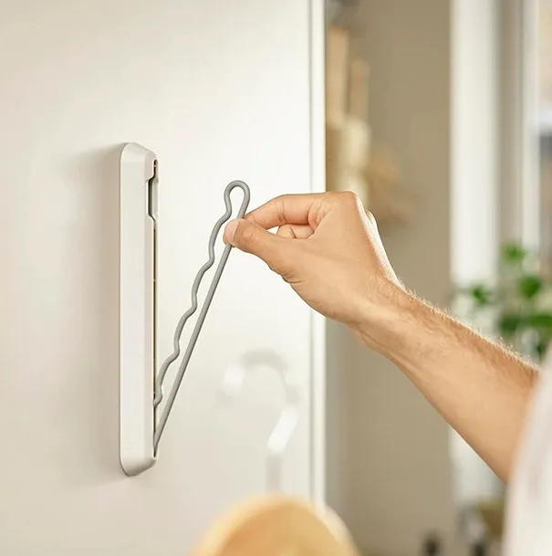 Folding Telescopic Clothes Hanger for Home Storage