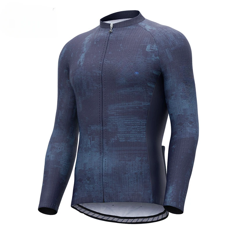 Summer Cycling Long-sleeved Breathable Cycling Clothing Top Men's Thin Long-sleeved Cycling Jersey 5