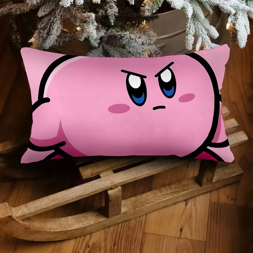 Hot Lovely K-Kirbies Double-sided Printing Rectangle Pillow Case Bedside Pillowcase Sofa Cushion Cover Room Home Decoration
