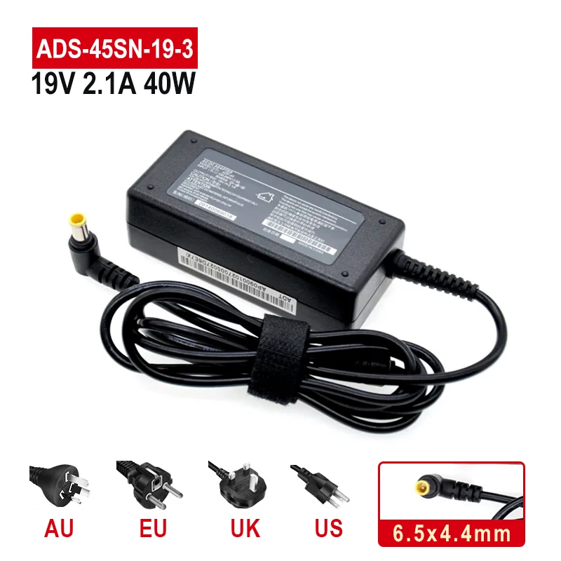 19V 2.1A /1.6A AC Adapter Power Supply cord for LG Monitor LCD TV 32LH510 LCAP21C LCAP25B ADS-45SN-19-3 E2251S E2251T E2051S,power adapter